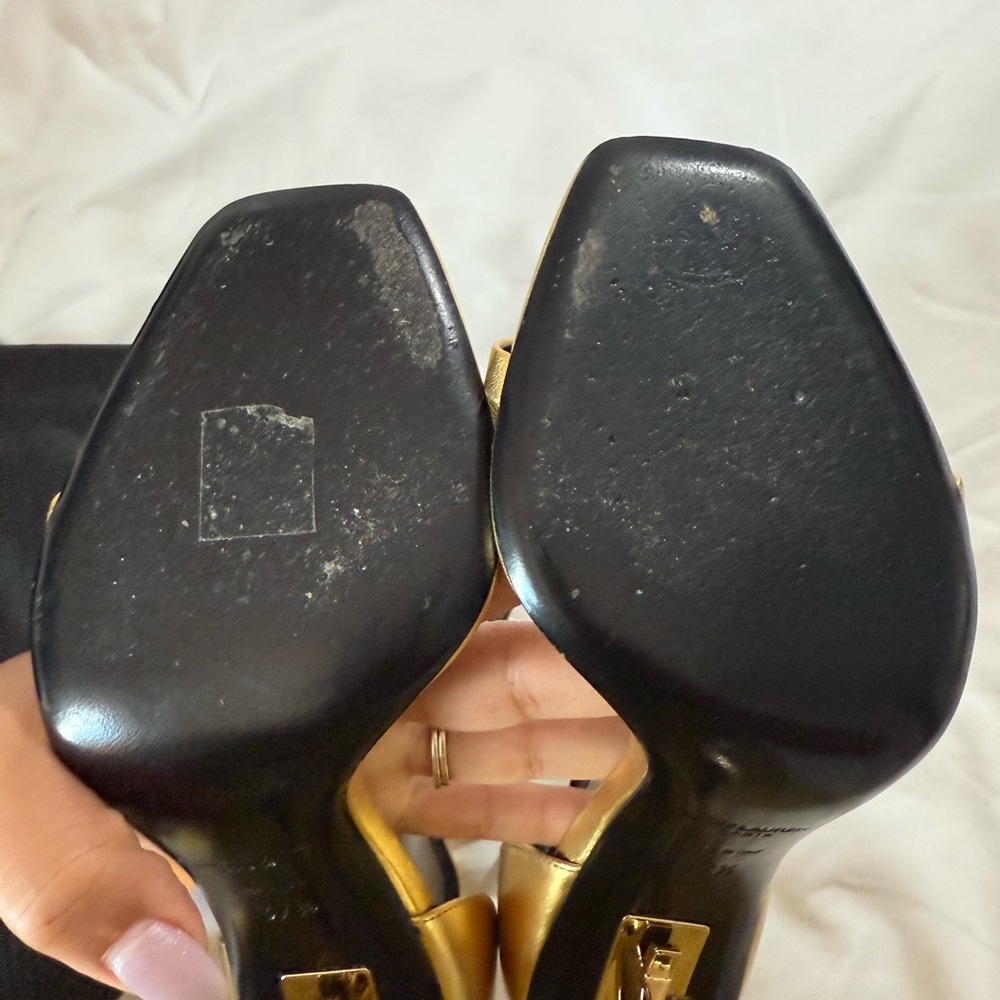 YSL Opyum Oro Sandal Heels - Picture 9 of 9